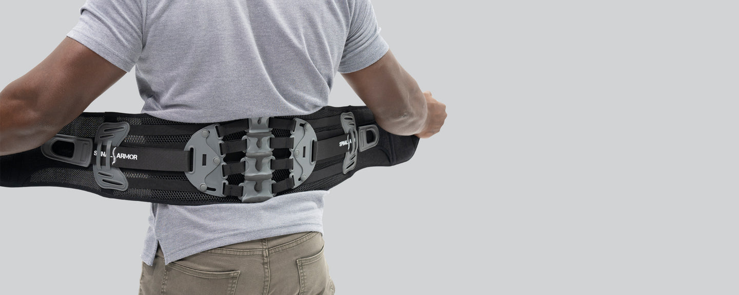 This is an image of a Spinal Armor Back Support System