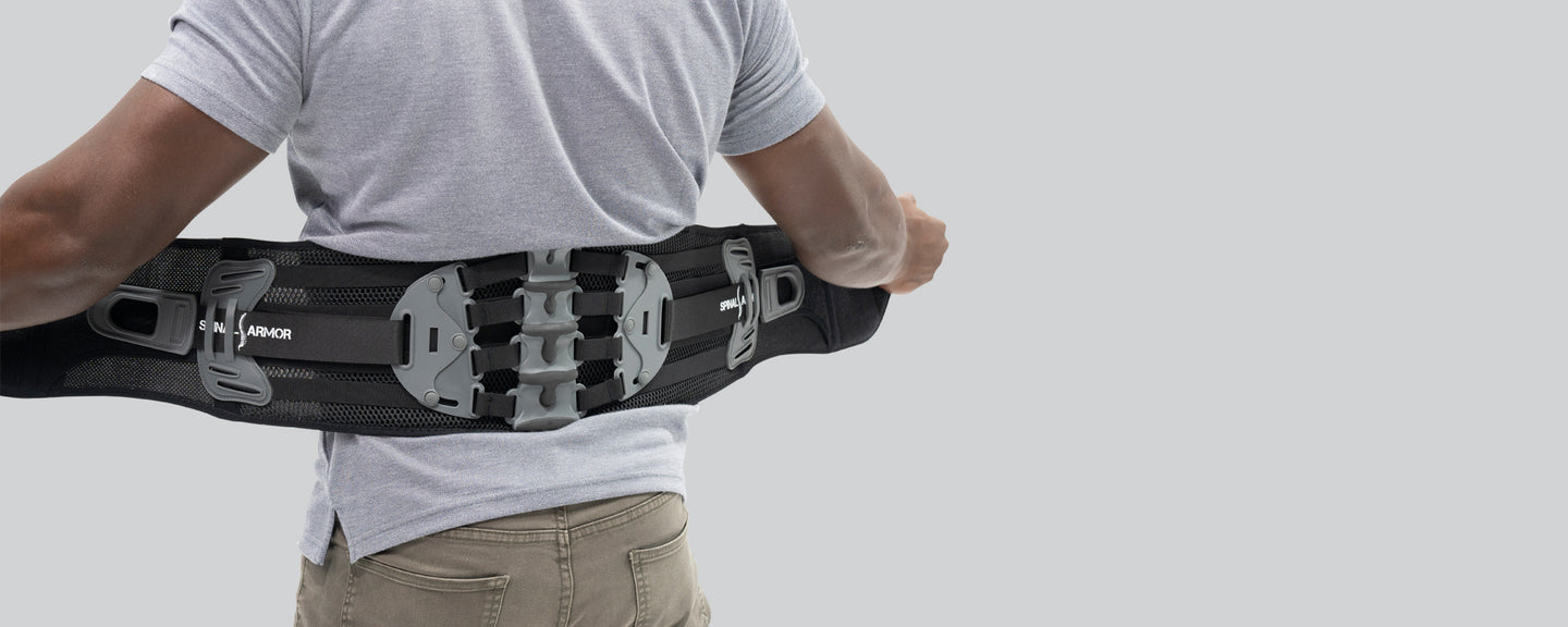 This is an image of a Spinal Armor Back Support System 